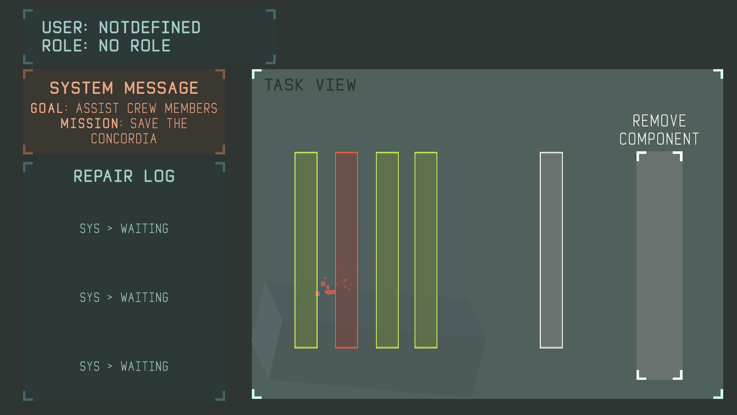 Alerian Defense Drag Minigame Screen